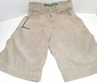 Vintage 90s Jnco Jumbo Corduroy Shorts Youth Size 16 18 Khaki Baggy Wide Leg Y2k