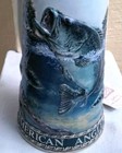 Dream Tree Pottery American Angler Fishing Ceramic Bass Ltd Ed Mug Stein Nwt