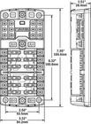 Blue Sea Systems 5032 St Blade Fuse Block Dual 12 With Ground And Cover