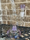 10  Hookah Glass Water Pipe Bong Premium Heavy Glass W Filter Purple