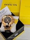 Invicta - Man Of War - Coalition Forces Black Mop Dial - Gold Plated  Mens Watch