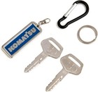 787 Komatsu Equipment Key Sets With Key Pendant Craft-ignition Key For 