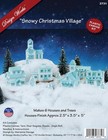Snowy Christmas Village Plastic Canvas Kit