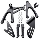Motorcycle Footrest Rider Foot Pegs Mount Bracket Set Fits For Yamaha Yzf R1 