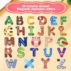 Magnetic Alphabet Letters For Toddlers   Kids - 26 Colorful Small 