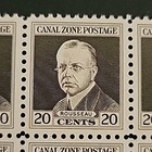 Canal Zone Scott  112 - Mnh Block Of 10 1928 - Rear Admiral Harry H  Rousseau 