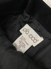 Pia Rucci Leather Suede Dress Women   s 6 Vintage Black Lbd 80 s Embellished