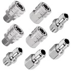 8 Pack 1 4 Inch Pressure Washer Quick Connect Fittings  Male   Female Threads