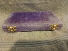 Antique Brass D Balance Scale With Velvet Box With Weights Jewelry 50 Grm