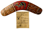 New 8 Inch Hand Crafted Wooden Aboriginal Boomerang - Kangaroo - Australia