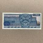 Mexican 50 Pesos Banknote  Benito Currency 1981 Unc Mexico Zapotec Paper Money