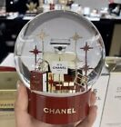 2 Box Chanel Gold And Red  Vip Gift Crystal Ball Snow Globe New Set