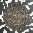1864 Nova Scotia Large Cent Lot t3648 Nice 