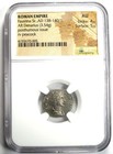 Faustina Senior Ar Denarius Silver Peacock Coin 138-40 Ad - Ngc Au - 5 5 Surface