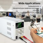 Naweisz 60v 5a Dc Power Supply Variable  Cc cv with 3-bit Led Display White