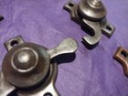 12 Victorian Eastlake Sash Window Latch Locks Antique 1887 Cast Iron Steel
