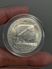 1987 Constitution Commemorative Silver Dollar Proof Coin In Capsule