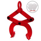 Fasmov Pallet Puller Clamp 1t 2205lbs Jack Steel Single Red