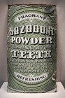 Antique Sozodont Powder Enamel Sign Dental Advertising Porcelain Vintage Teeth r