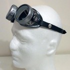  1 Pair  2-way Mirror Acrylic Goggle Lenses See-thru Plexiglas Surveillance Disc