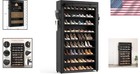 10-tier Shoe Rack With Cover Large Capacity 40 Pairs Space Saving Organizer