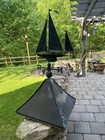 Copper Brass  Sailboat Weathervane On Stand Sailboat Decor Complete Set  80   h