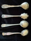Aesthetic Silverplate 4 Sugar Sppons - Narcissus  Newport Chicago triumph Opal
