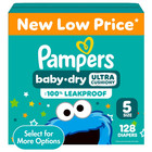 Pampers Baby Dry Diapers Size 5  128 Count