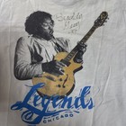 Vintage Buddy Guy Legends T-shirt Chicago White Mens Large Signed 1999