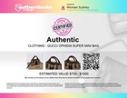 Gucci Gg Monogram Logo Ophidia Shoulder   Top Handle Super Mini Bag Beige 781490