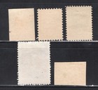 5 Central Lithuania Mlh Postage   Postage Due Stamps 1920-1921 