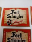 Fort Schuyler Beer Label Lot Utica Brewing Co   Utica  New York 