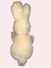 Vtg Russ Berrie   Co Pokie Stuffed Bunny Rabbit Plush Pink Bow  27507 12   Ivory