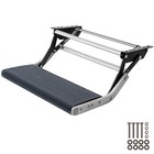 Rv Steps Aluminum Manual Retractable Rv Stairs 400 Lbs For Rv Trailer Camping
