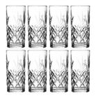  set Of 8 Highball Glasses  12 Oz  Stylish Glassware For Refreshing Beverages  