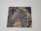 Vintage Painting On Silk Thai Asian Warrior Colorful Print Framed Large