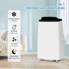 14000 Btu Portable Air Conditioner For 750 Sq Ft W remote Control  24h Timer