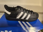 Adidas Originals Superstar Ii C Kids Sneaker Us 2 Black white Leather Jh9981