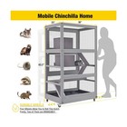 Deluxe Chinchilla Cage Large Ferret Cage  Homes For Pets Small Animal Cage Fo   