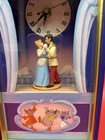 Vintage Disney Cinderella And Prince Animated Dancing Musical Clock Tower