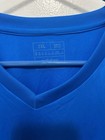 Adidas Men s Soccer Goalkeeper Jersey Long Sleeve Blue Polyester Size 2xl