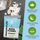 1 5 Lb Magnesium Flakes - Pure Magnesium Chloride For Bath   Foot Soaks  Reseala