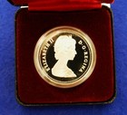 1983 Canada Proof Silver Dollar - Edmonton Games - Beautiful In Ogp - See Pics