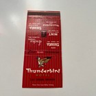 Thunderbird Hotel Lucky Casino Las Vegas Nv Vintage Matchbook Cover Smm14-5