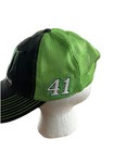 Nascar 41 Kurt Busch Monster Energy Stewart Haas Embroidered Green Hat Racing