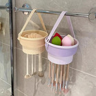 1 Pc Silicone Makeup Brush Cleaning Bowl Puff Washer Sponge Drying Storage Tool