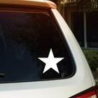 Premium Glossy Star Stickers Outdoor Vinyl Decal     Pick Size   Color Waterproof
