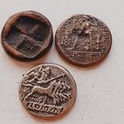 Lot Of Ancient 3 Roman Greek Bronze Group Coins