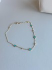 14k Solid Gold Heart Anklet 1mm Adjustable 9 To 10 Inches  Romantic Gift For Her