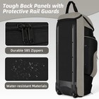 Baseball Catcher Bag With Wheels For 4 Bats Portable   Durable With Smart Detail